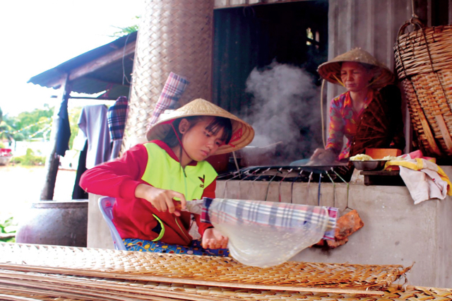 Nghề làm bánh giờ đây vẫn được gìn giữ và lưu truyền cho các thế hệ mai sau